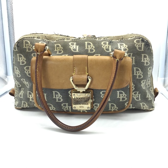 Dooney & Bourke Handbags - DOONEY&BOURKE signature DB logo shoulder bag